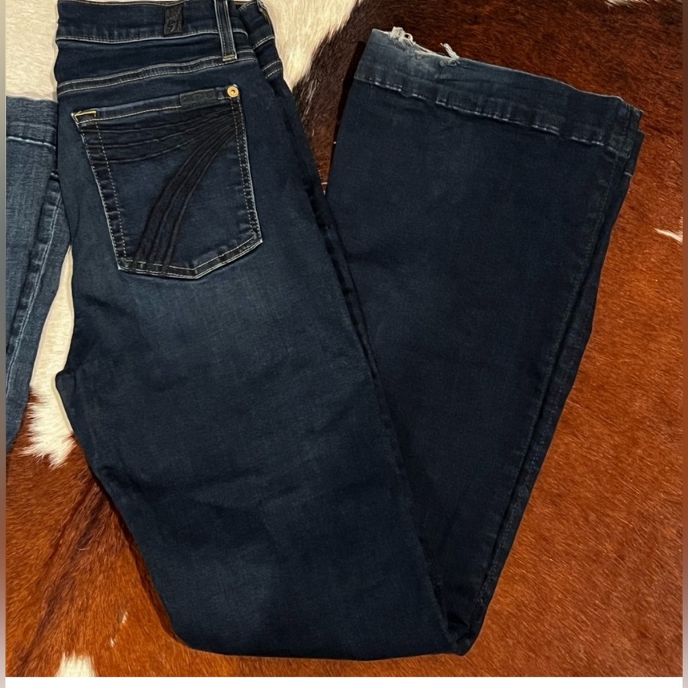 7 for all mankind dojo flare womens jeans